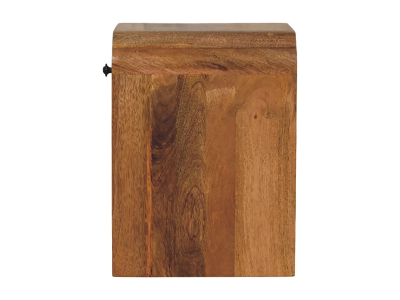 Artisan Furniture Bois Massif Table de Chevet Newton Mini en Chêne, 1 Tiroir et Étagère Ouverte, Beige