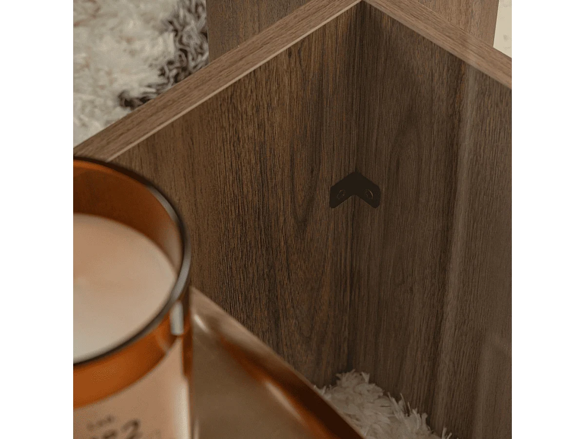 Table basse avec plateau en verre trempé L105 cm - FLAVIO