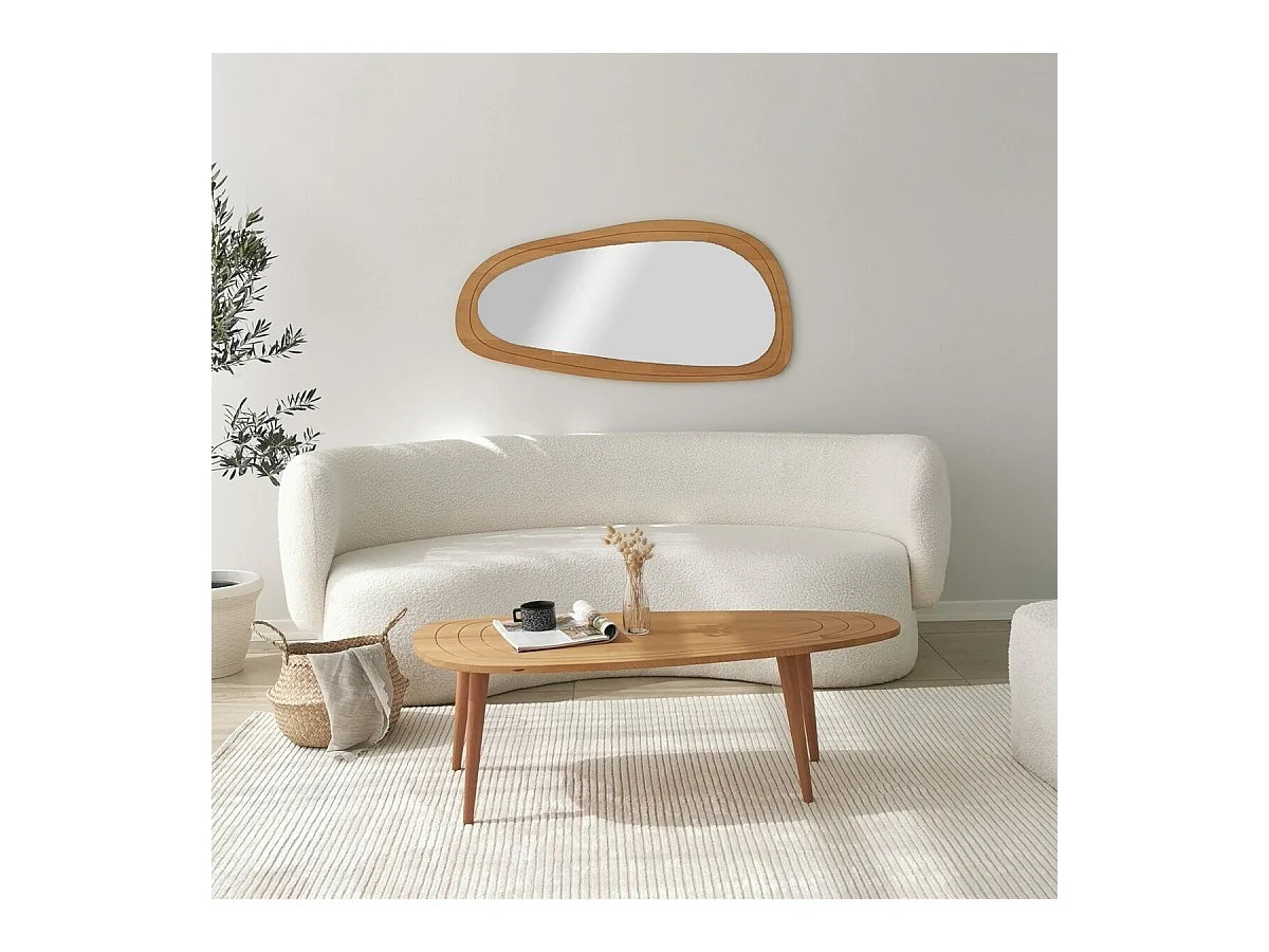 Table basse avec plateau aux bords arrondis L115 cm - SWEET