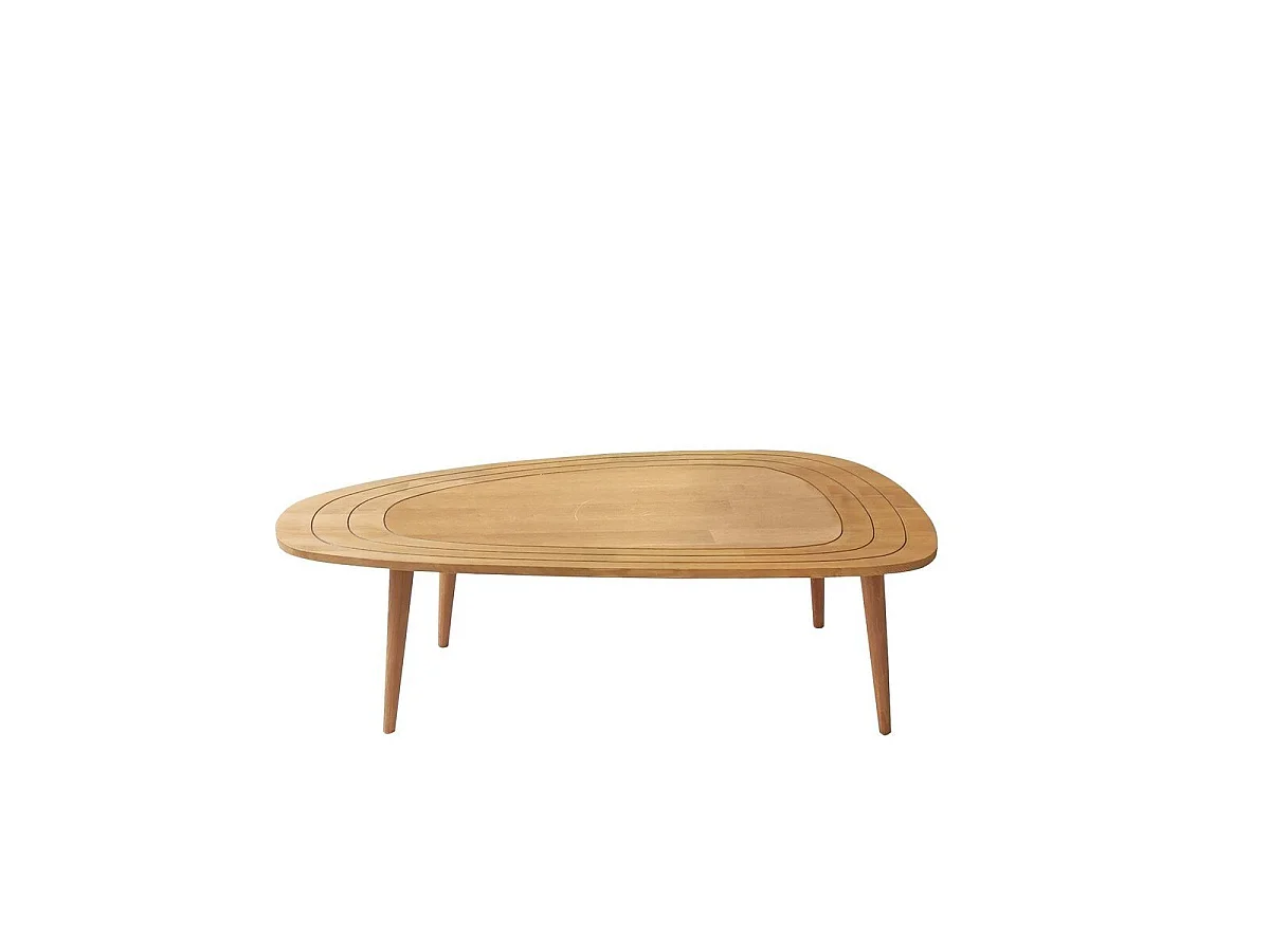 Mesa de centro com tampo de bordas arredondadas L115 cm - SWEET
