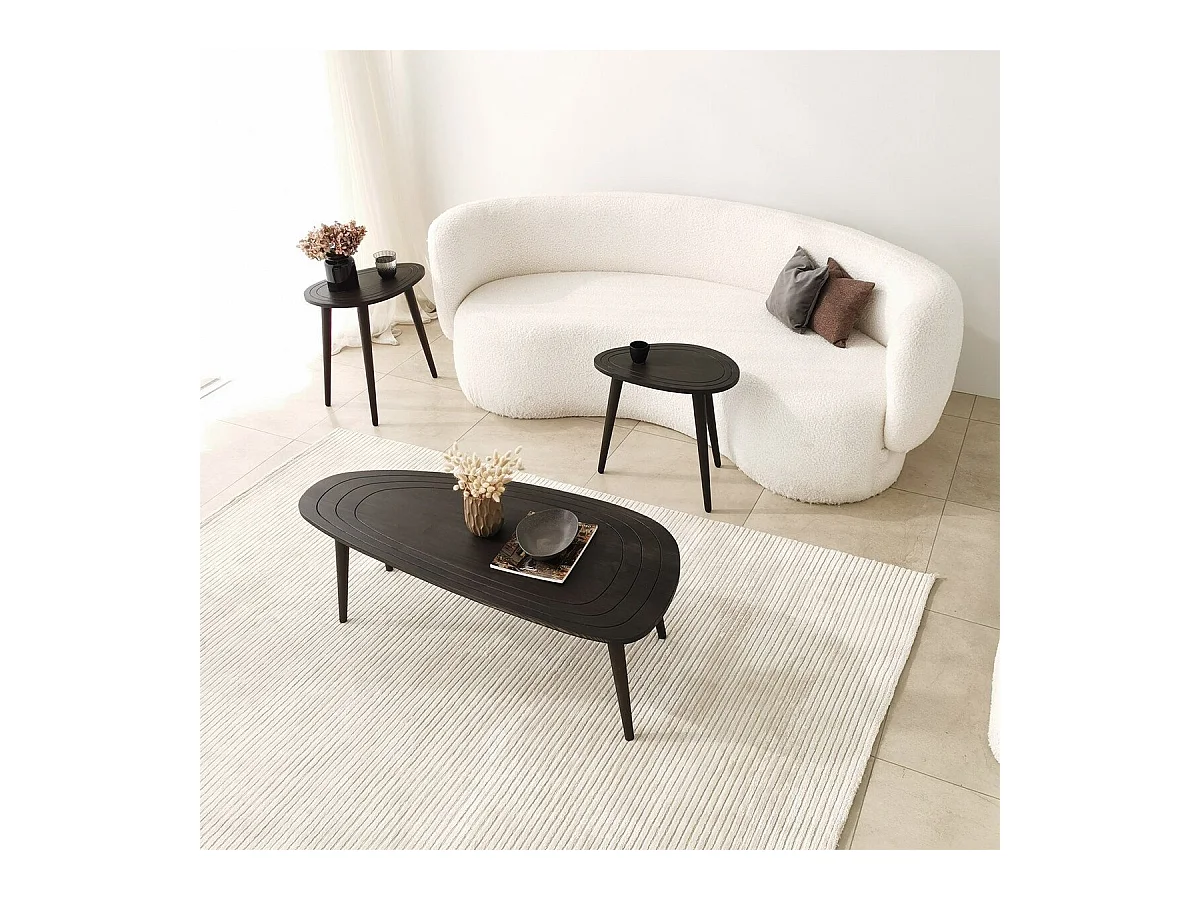 Table basse avec plateau aux bords arrondis L115 cm - SWEET