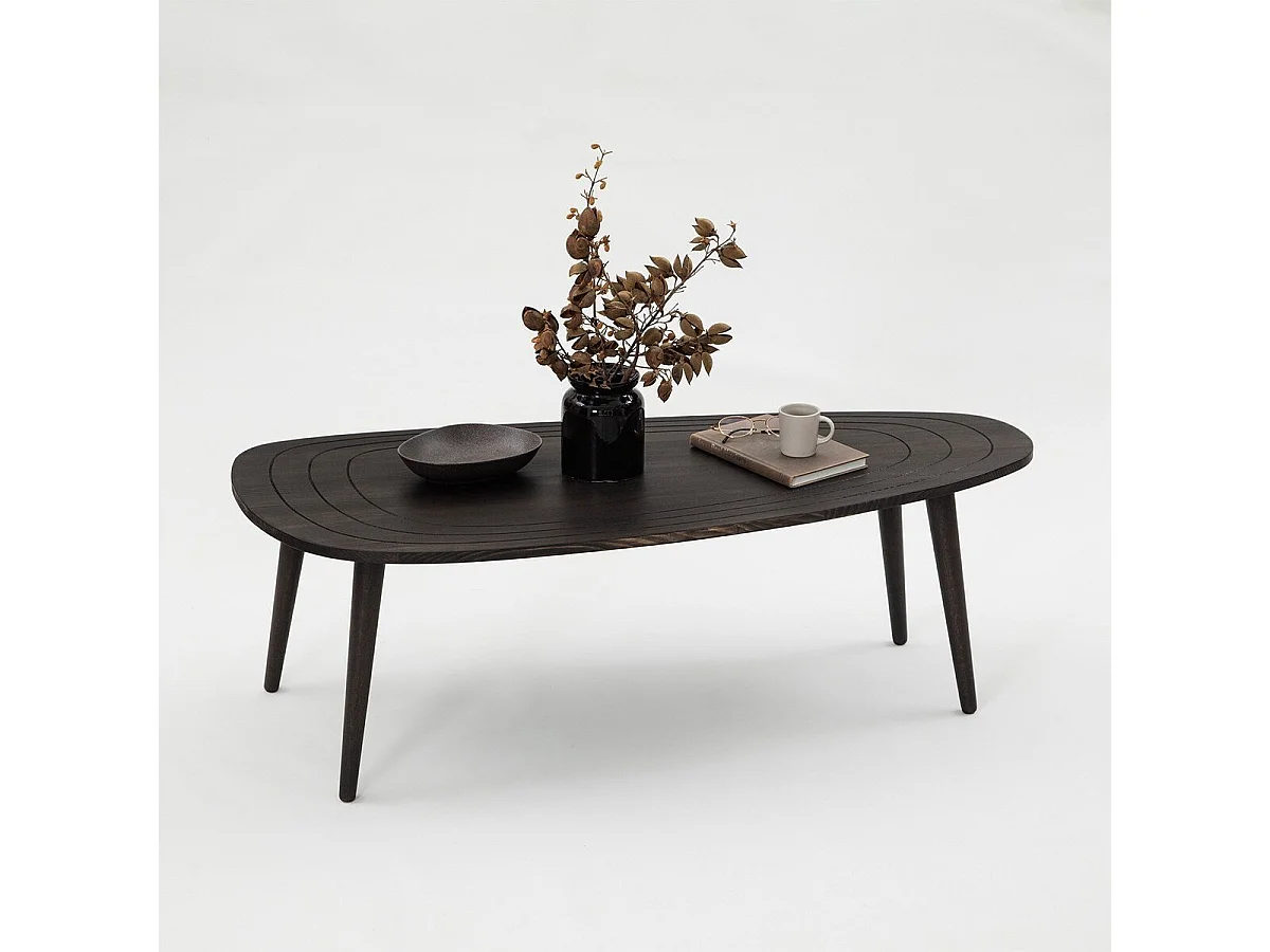 Tavolino con piano dai bordi arrotondati L115 cm - SWEET
