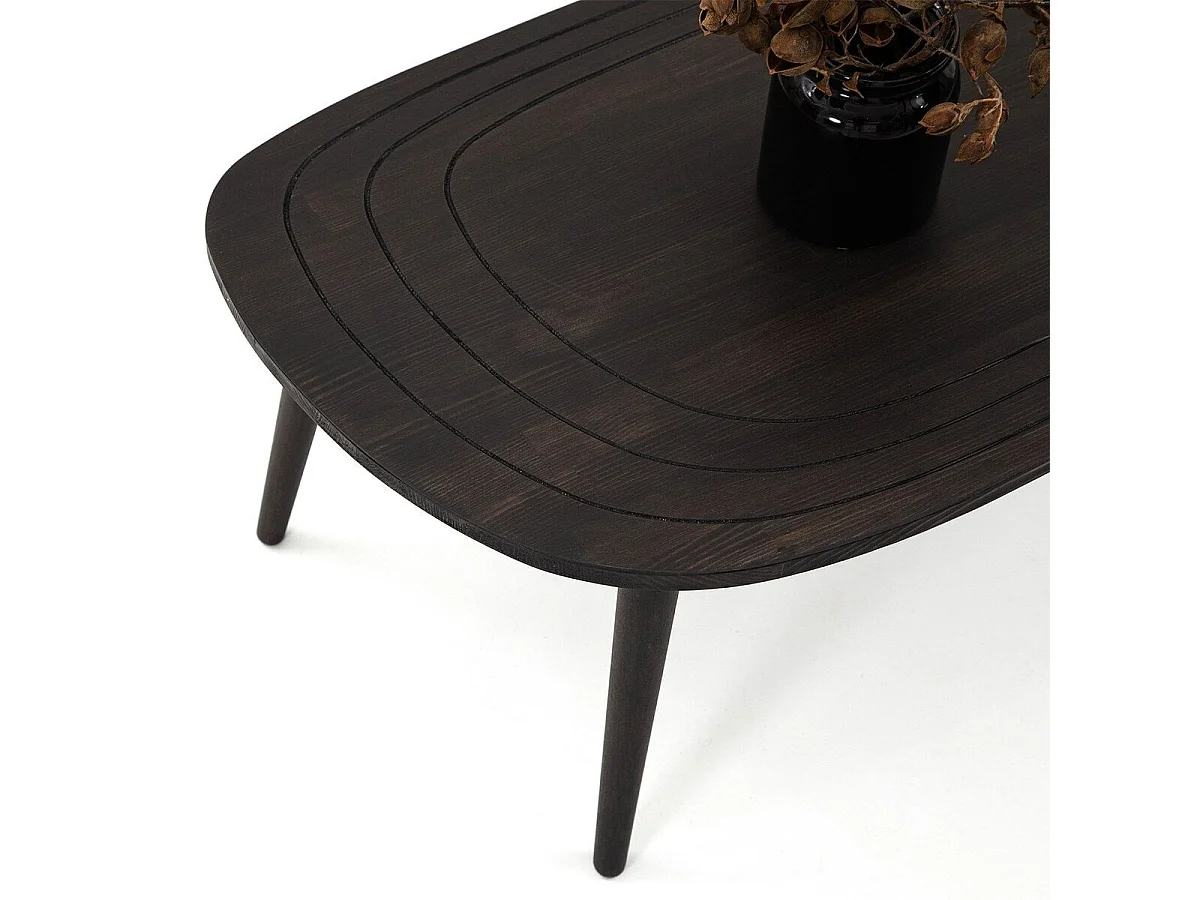 Tavolino con piano dai bordi arrotondati L115 cm - SWEET
