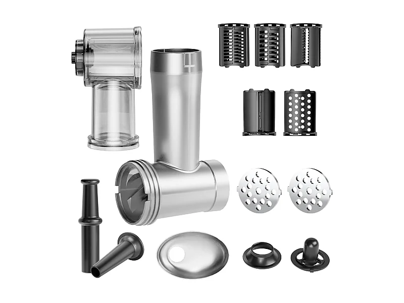 Hachoir à Viande Électrique STANEW 2500W, 2 Vitesses Réglables, 5 Lames/2 Plaques