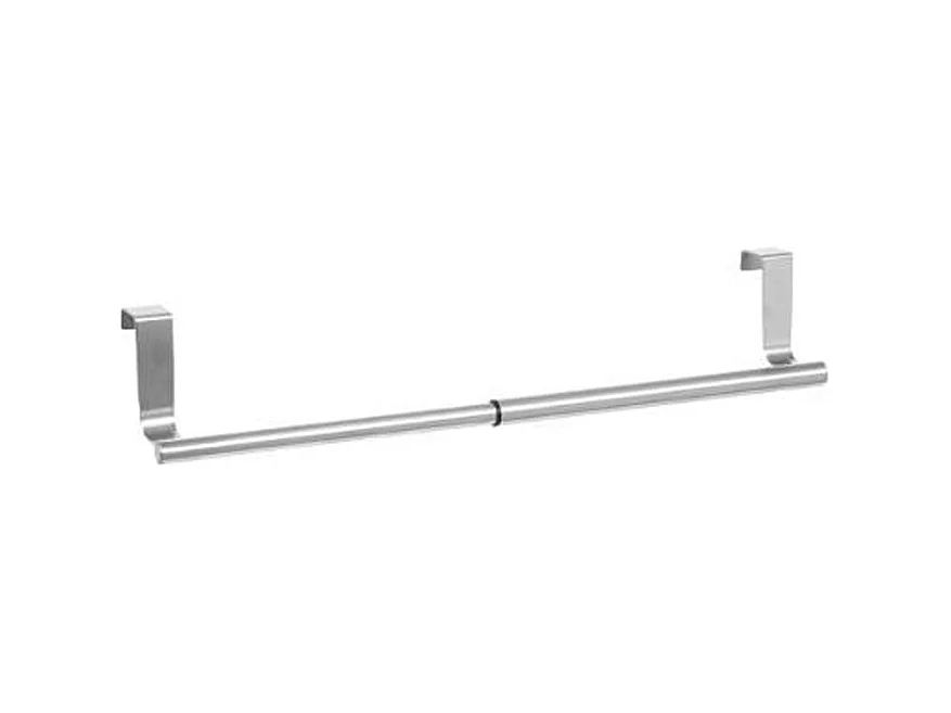 Patère de Placard Inox "Extensible" 41cm Argent