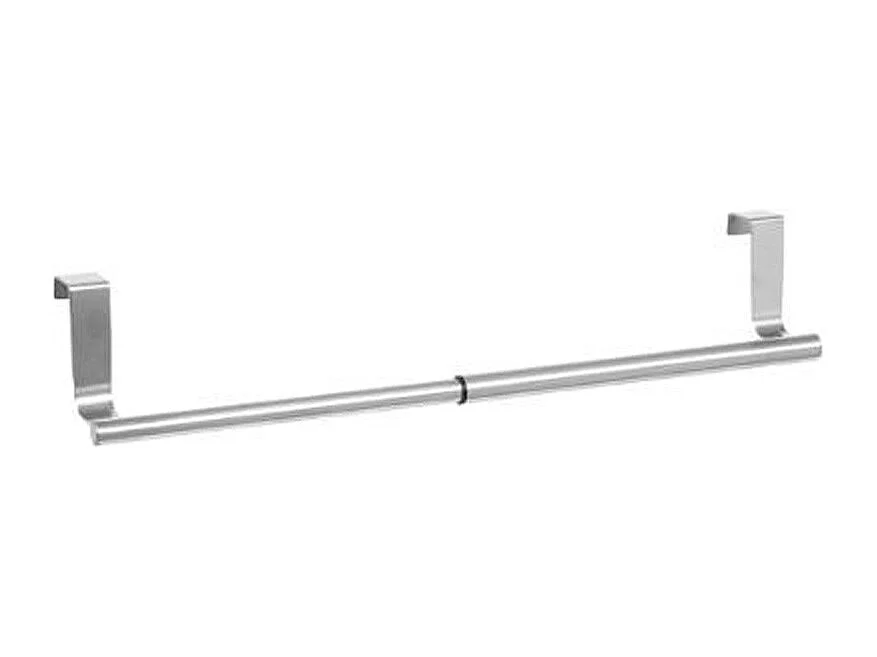 Patère de Placard Inox "Extensible" 41cm Argent