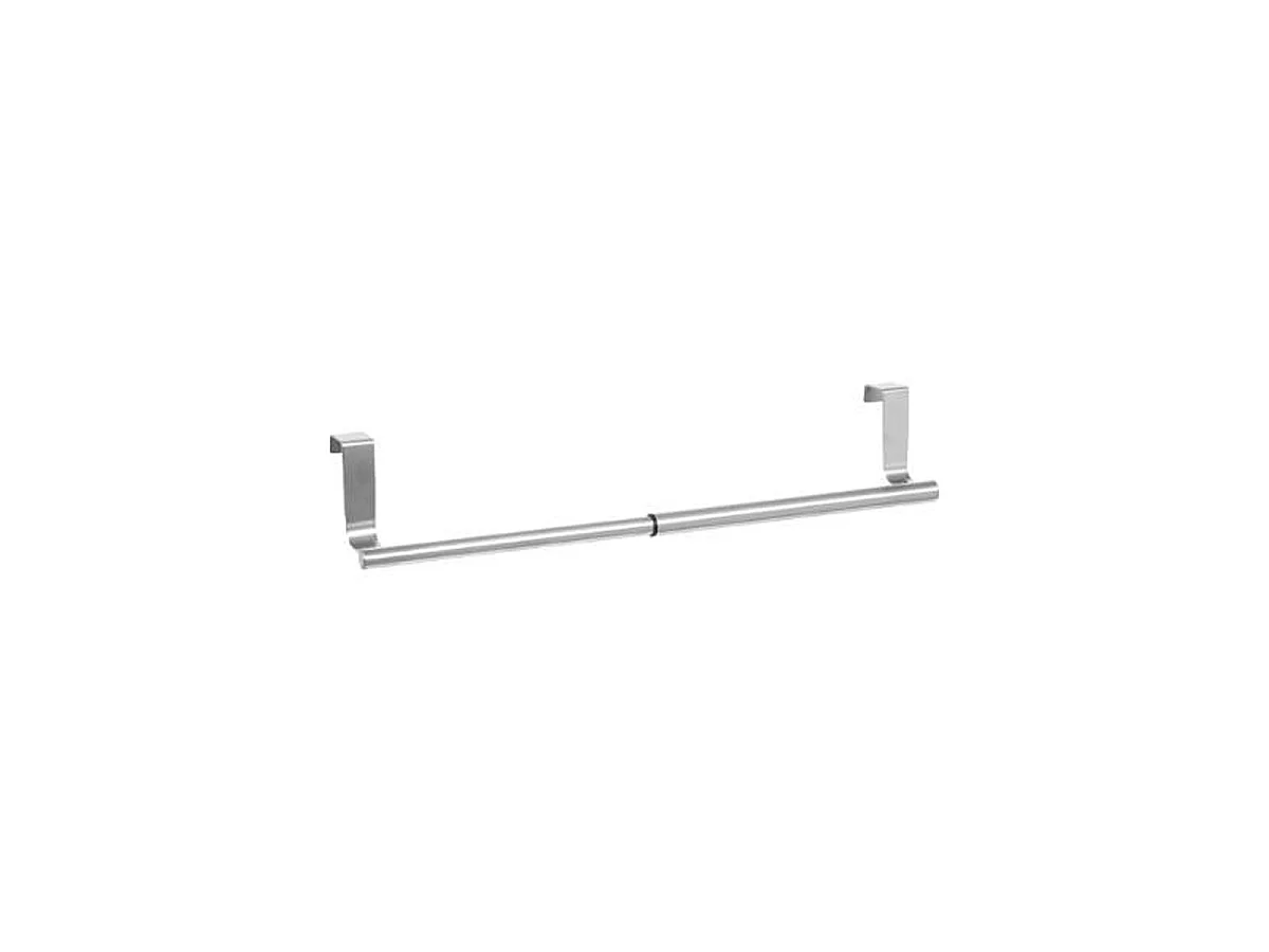 Patère de Placard Inox "Extensible" 41cm Argent
