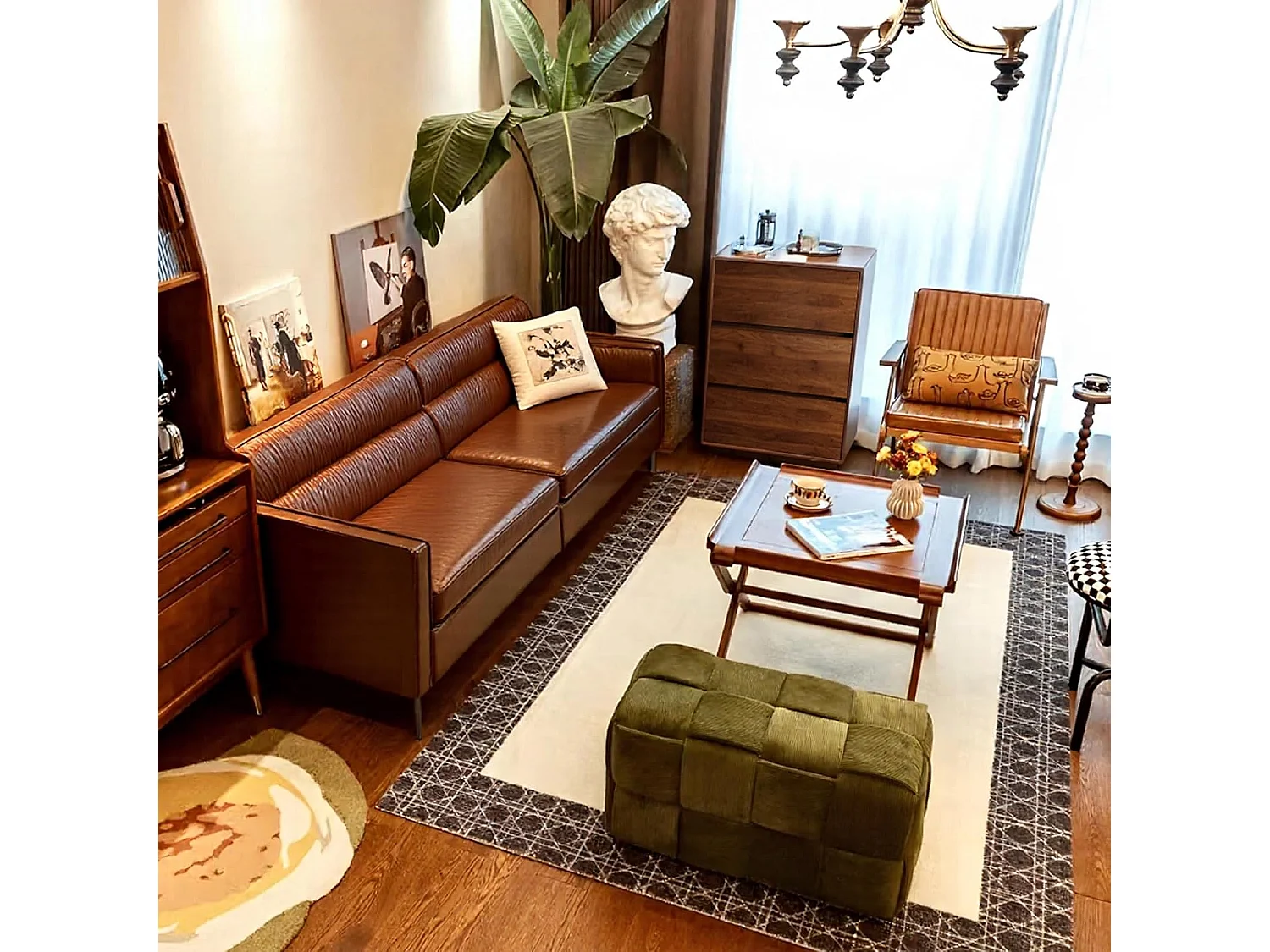 Commode étroite avec 3 tiroirs – Meuble de Rangement Moderne à l’Aspect Bois, Peu encombrant et Haut, idéal pour la Chambre, Le Salon ou Le Couloir, Largeur 40 cm