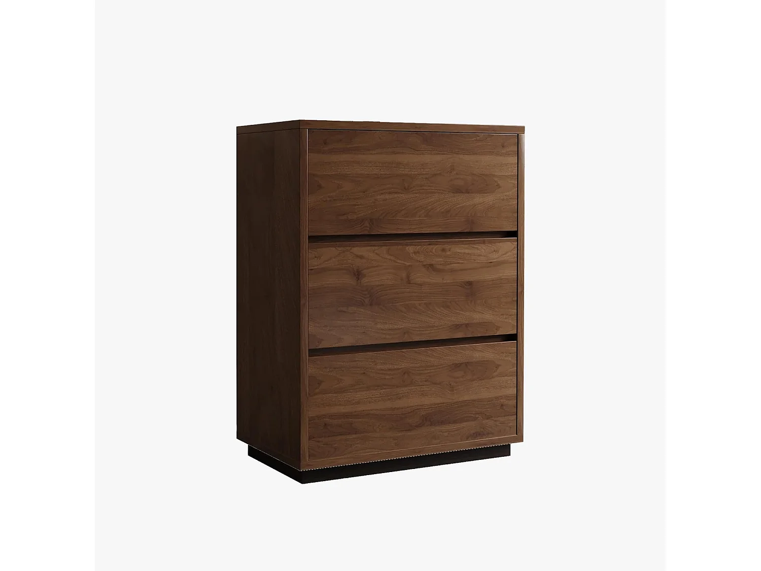 Schmale Kommode 40cm 3 Schubladen - Moderner Schrank für Schlafz, Wohnz, Flur