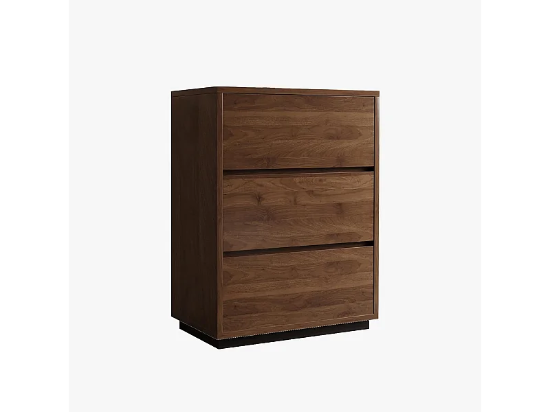 Schmale Kommode 40cm 3 Schubladen - Moderner Schrank für Schlafz, Wohnz, Flur