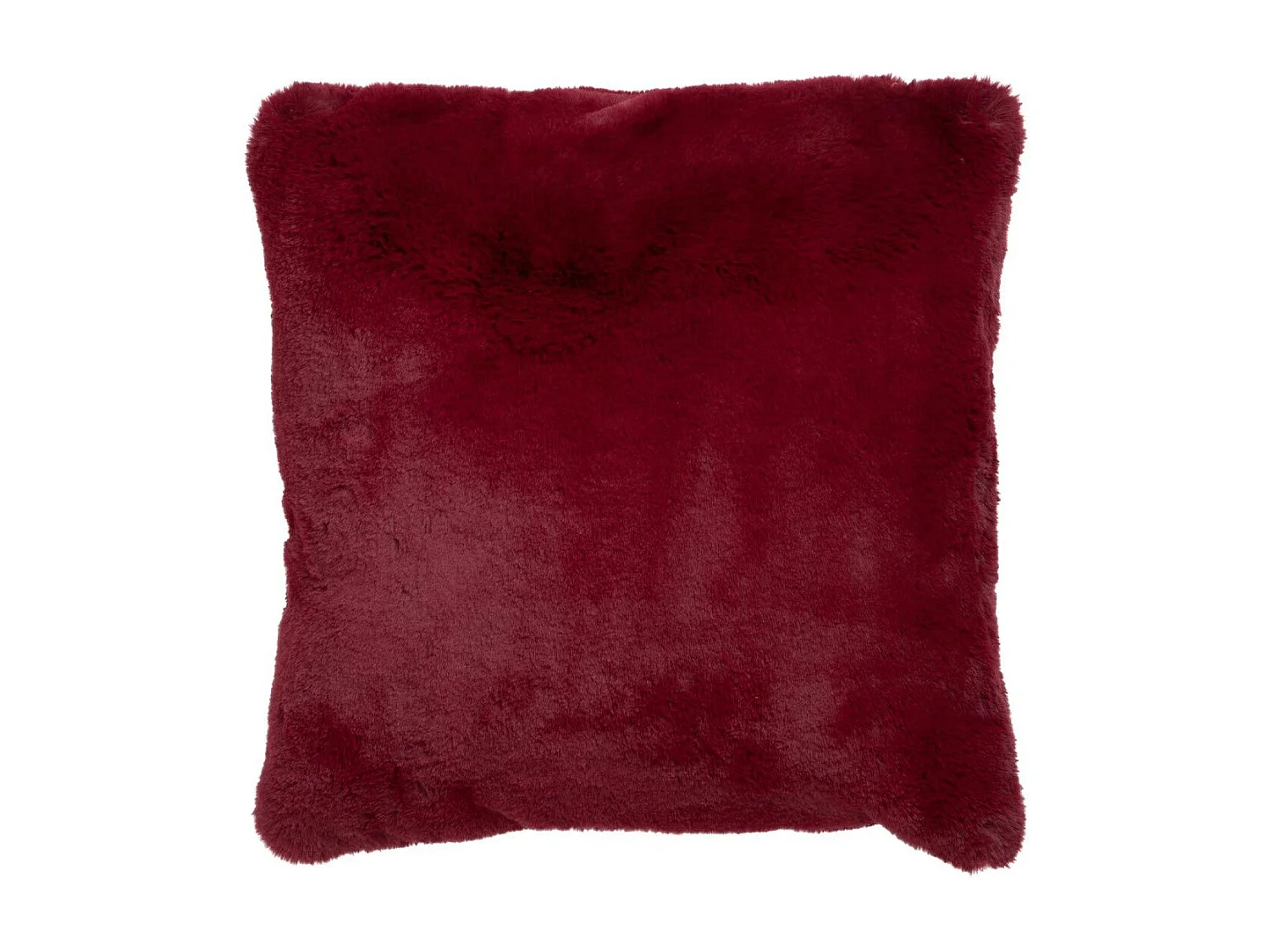 Cuscino quadrato in poliestere rosso 45x45 cm