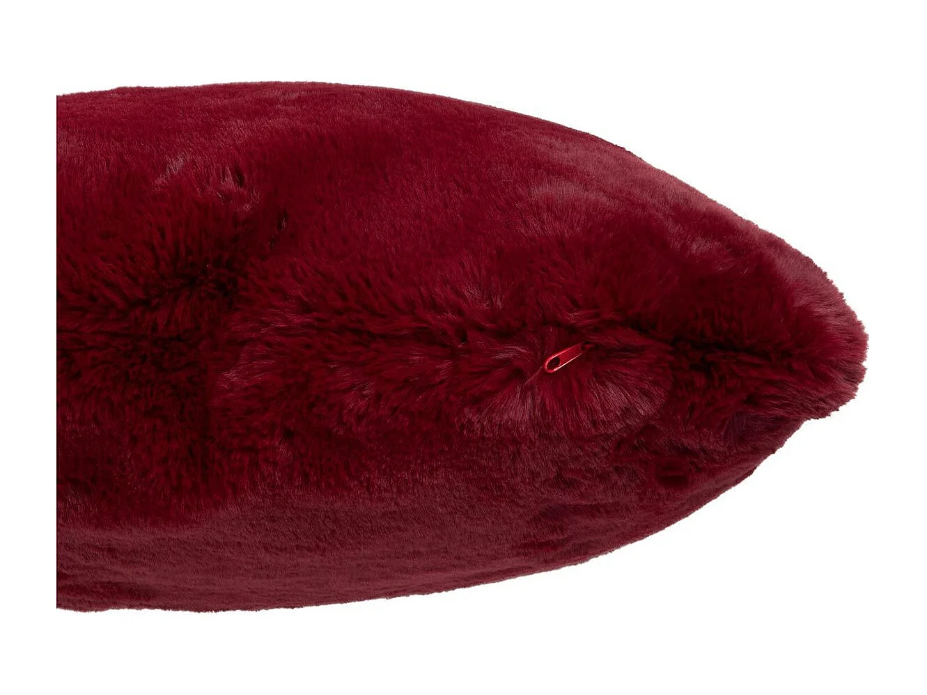 Cuscino quadrato in poliestere rosso 45x45 cm