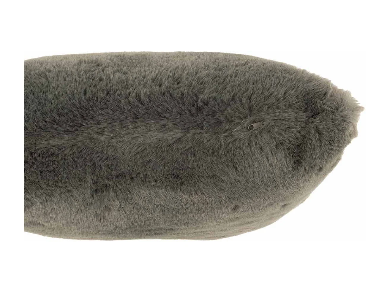 Cojín cuadrado de poliéster gris de 41x41cm