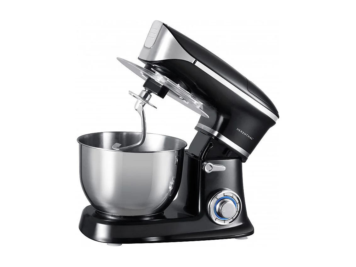 Herenthal HT-PKM1900.7 Robot pâtissier multifonction de 1300 W Noire