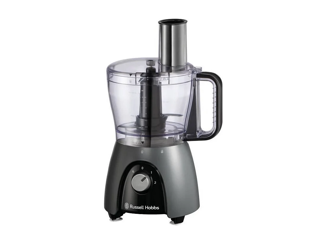 Robot culinaire - RUSSEL HOBBS - Desire Matte Charcoal - 600 W - 2 vitesses + pulse - Noir