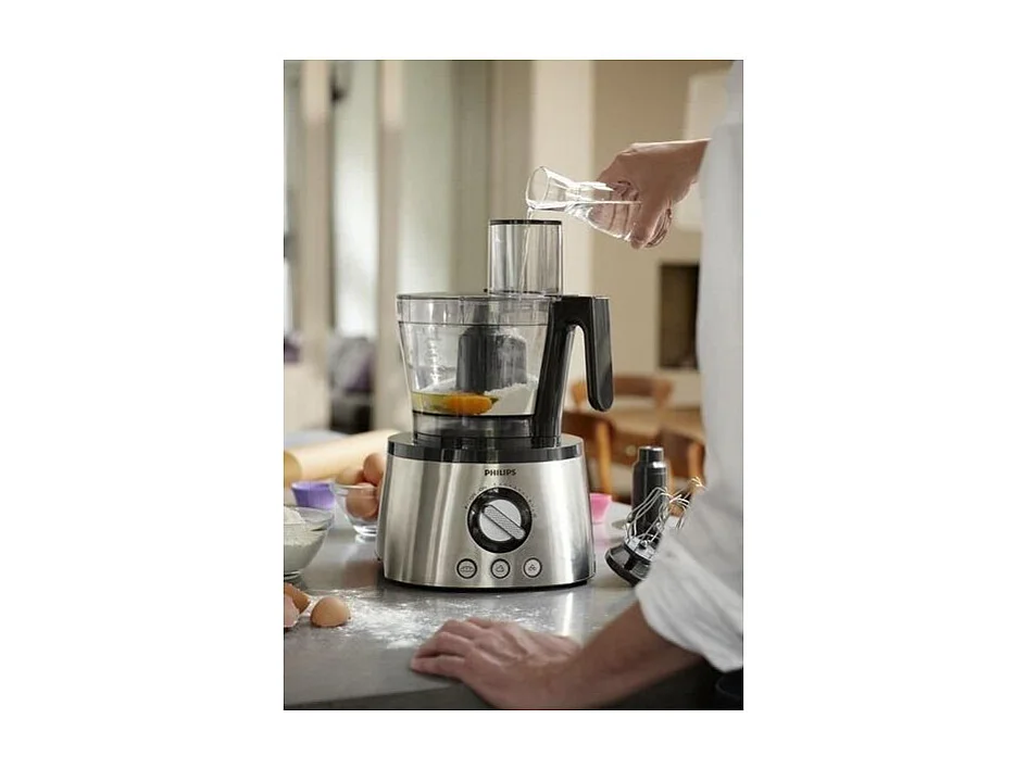 Robot de cuisine 6-en-1 - PHILIPS - HR7778/00 - 1300 W - 3,4 L - Inox