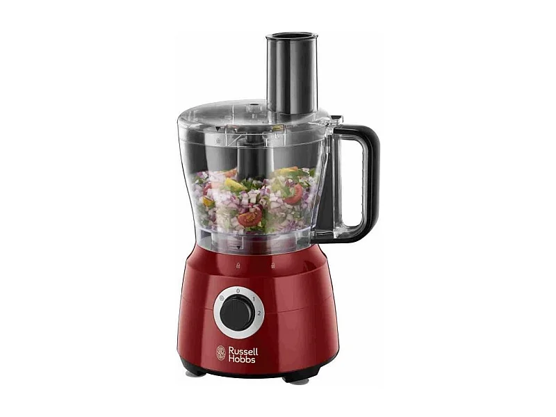 RUSSELL HOBBS 24730-56 Robot Cuisine Multifonction Desire, Hâche, Mixe, Tranche, Râpe, Lames Pétrin, Batteur - 7pcs