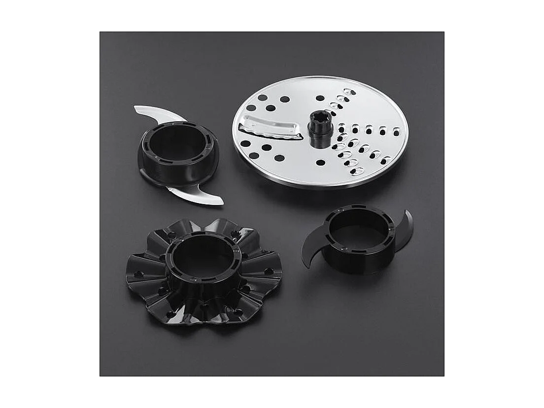 RUSSELL HOBBS 24730-56 Robot Cuisine Multifonction Desire, Hâche, Mixe, Tranche, Râpe, Lames Pétrin, Batteur - 7pcs