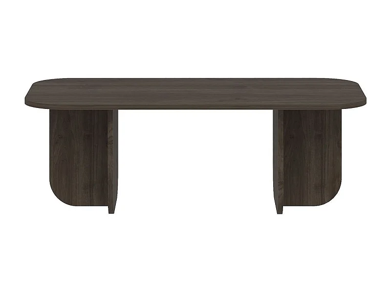 Table basse rectangulaire avec plateau aux bords arrondis L120 cm - BECAJ