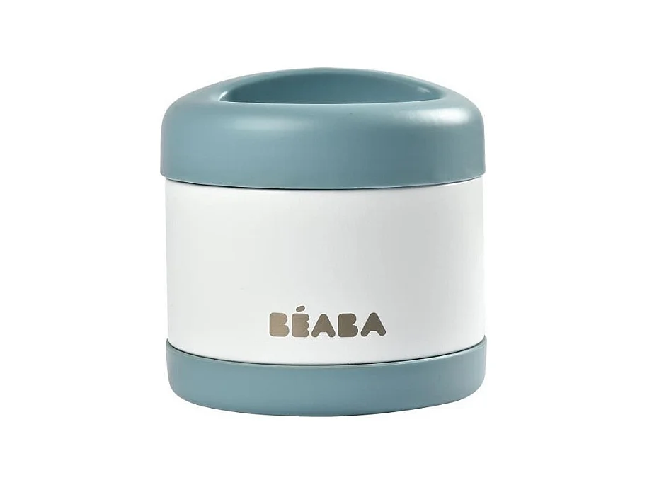 BEABA Portion de conservation inox isotherme 500 ml baltic blue/white