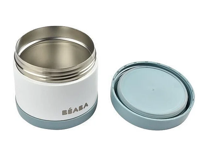 BEABA Portion de conservation inox isotherme 500 ml baltic blue/white