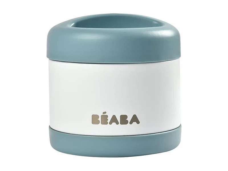 BEABA Portion de conservation inox isotherme 500 ml baltic blue/white