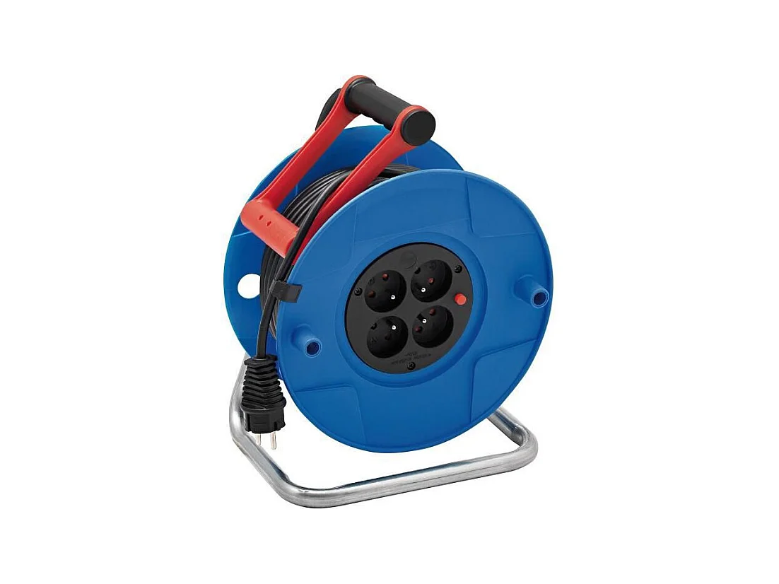 Enrouleur électrique STANDARD S BRENNENSTUHL 30m - 4 prises - Fabriqué en France
