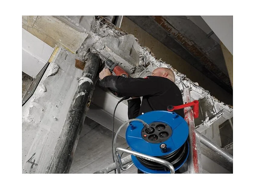 Enrouleur électrique STANDARD S BRENNENSTUHL 30m - 4 prises - Fabriqué en France