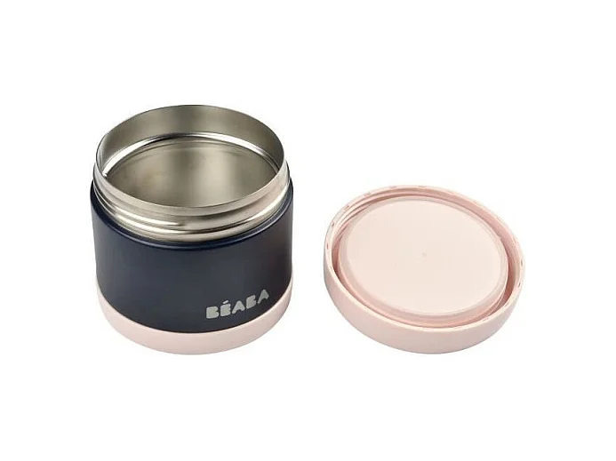 Blaurosa isoliertes Vorratsglas aus Edelstahl 500 ml