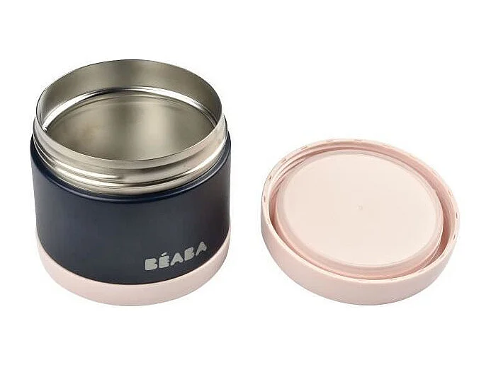 tarro isotérmico de acero inoxidable azul-rosa 500 ml