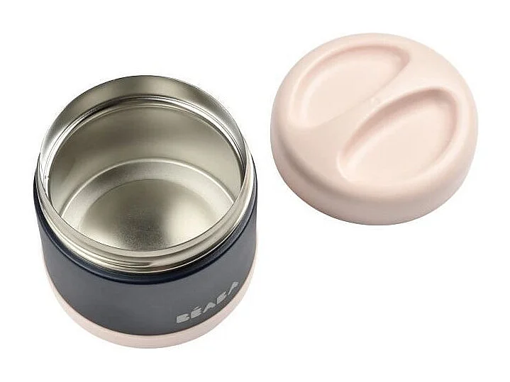 tarro isotérmico de acero inoxidable azul-rosa 500 ml