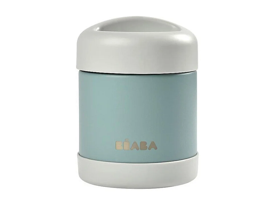 BEABA Portion de conservation inox isotherme 300 ml light mist/eucalyptus green