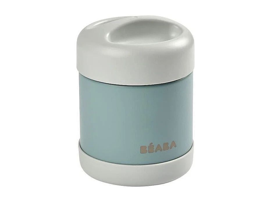 BEABA Portion de conservation inox isotherme 300 ml light mist/eucalyptus green