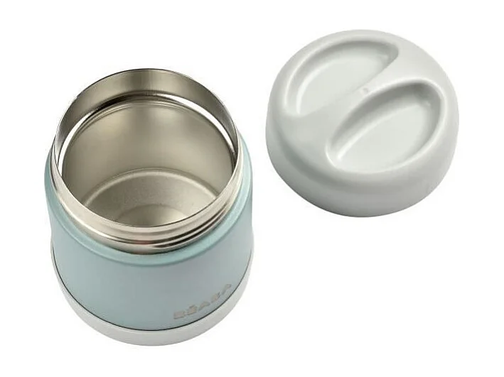 BEABA Portion de conservation inox isotherme 300 ml light mist/eucalyptus green