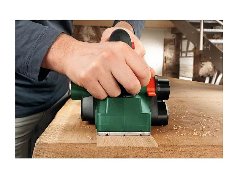 Rabot filaire Bosch - PHO 2000 Livre avec Fer reversible pour rabot en carbure, Cle six pans male, Carton