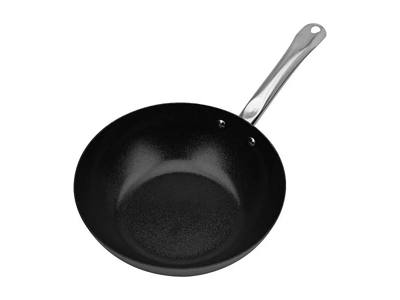 Wok acier carbone - GSW - AVANTI - 28 cm - Induction
