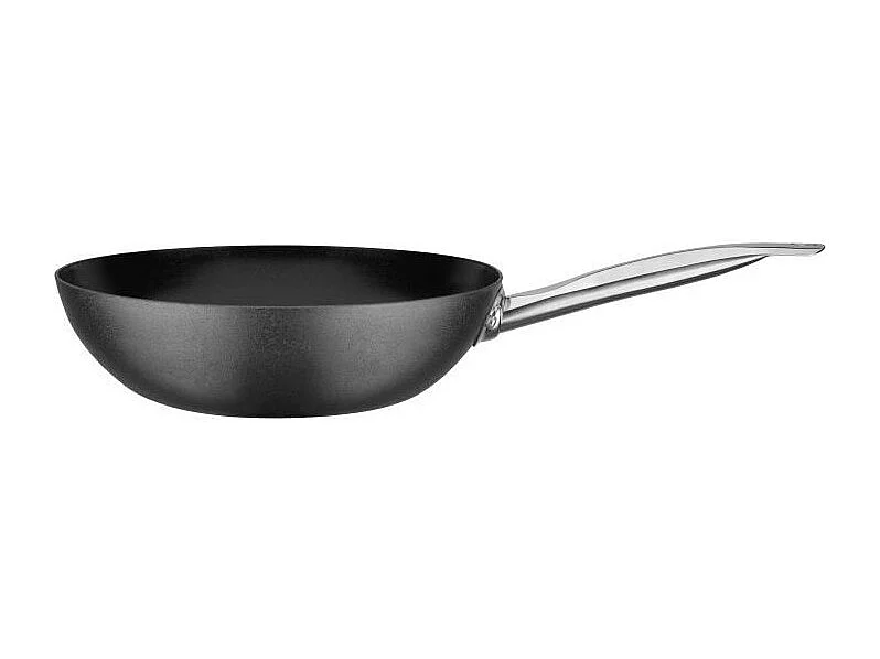 Wok acier carbone - GSW - AVANTI - 28 cm - Induction
