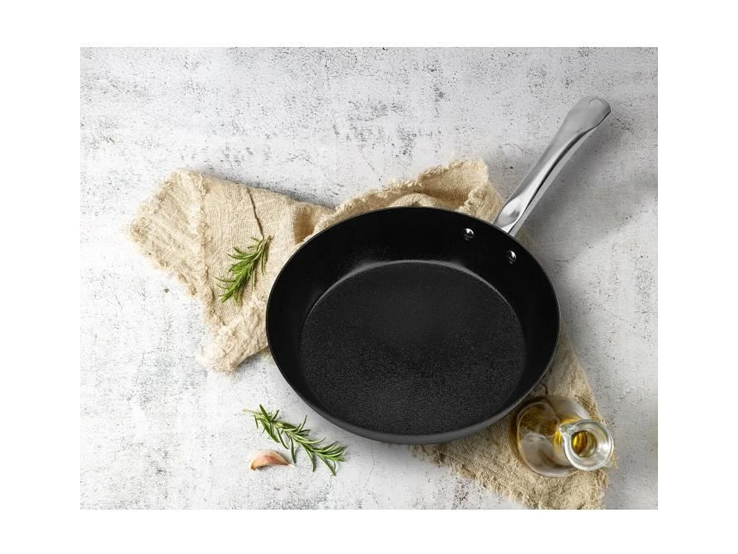 Wok acier carbone - GSW - AVANTI - 28 cm - Induction