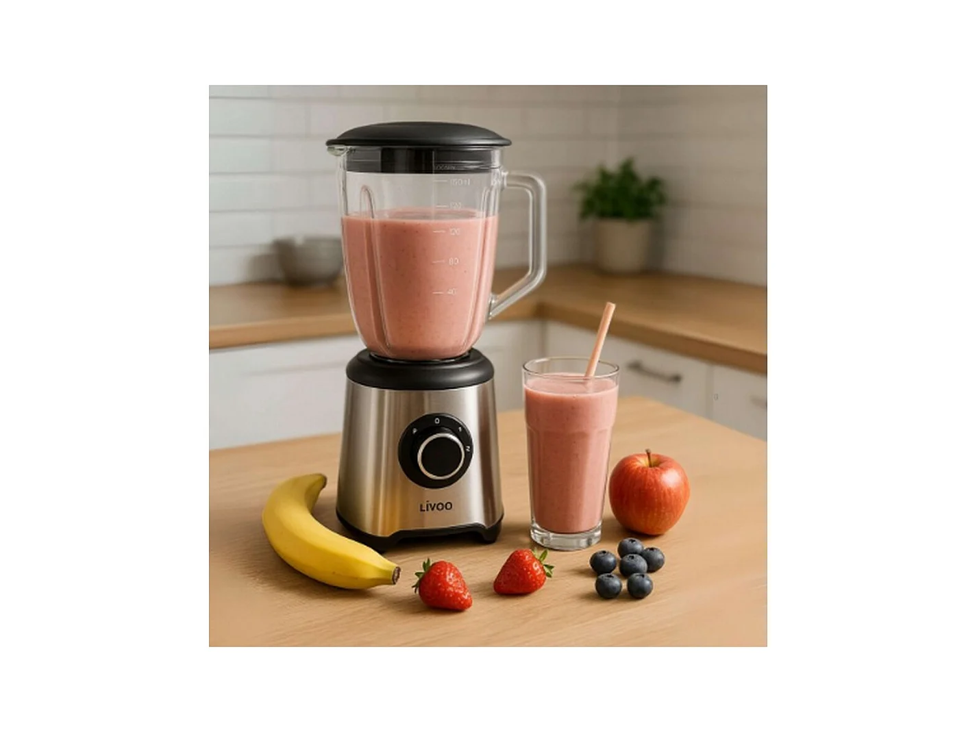 Livoo Blender 1.5l 600w argent - DOP249