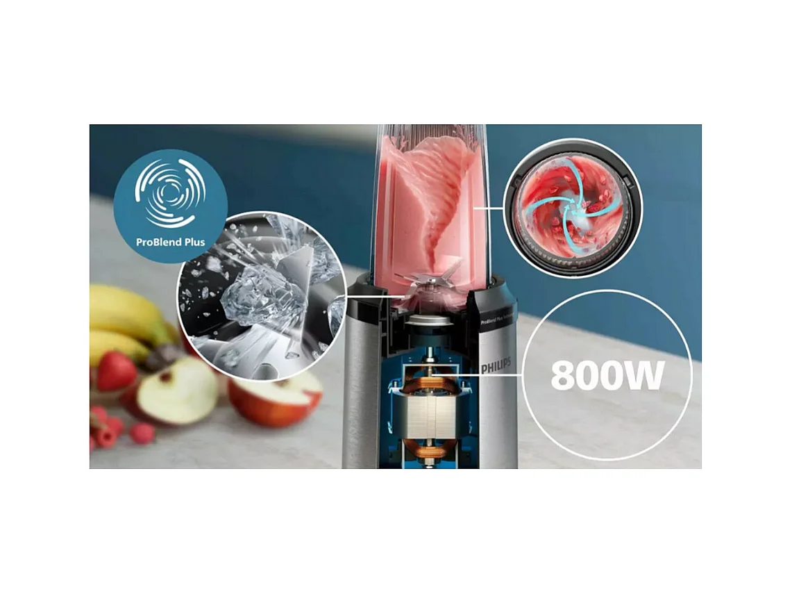 Philips Blender 700ml argent - HR2764/00