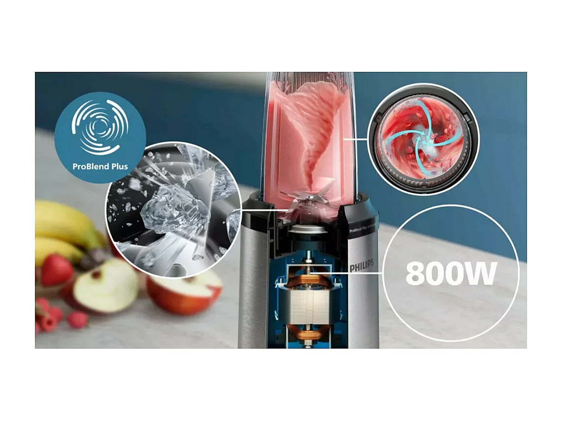 Philips Blender 700ml argent - HR2764/00