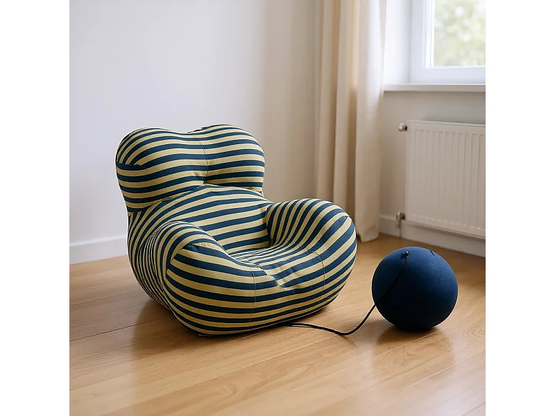 Canapé compressible petit ménage dossier confortable tissu doux style lazy gospel noir jaune