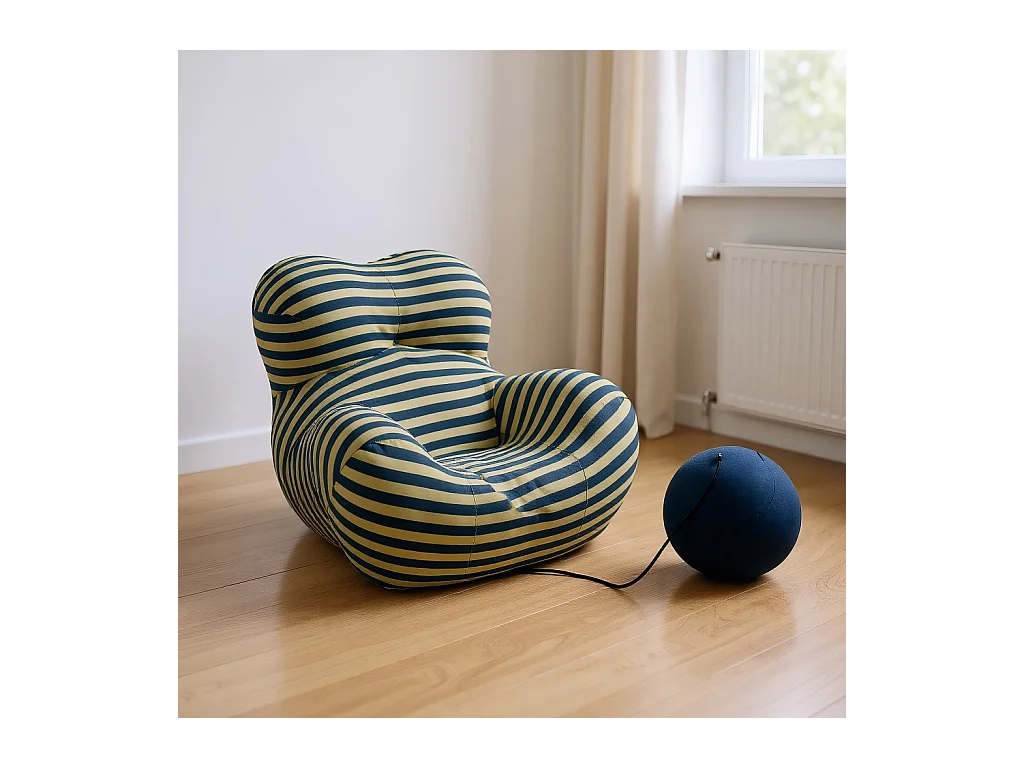 Canapé compressible petit ménage dossier confortable tissu doux style lazy gospel noir jaune