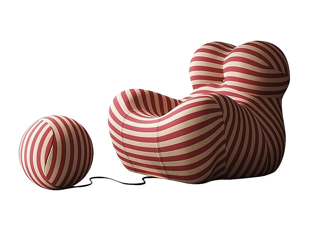 Canapé compressible petit ménage dossier confortable tissu doux style lazy gospel rouge jaune