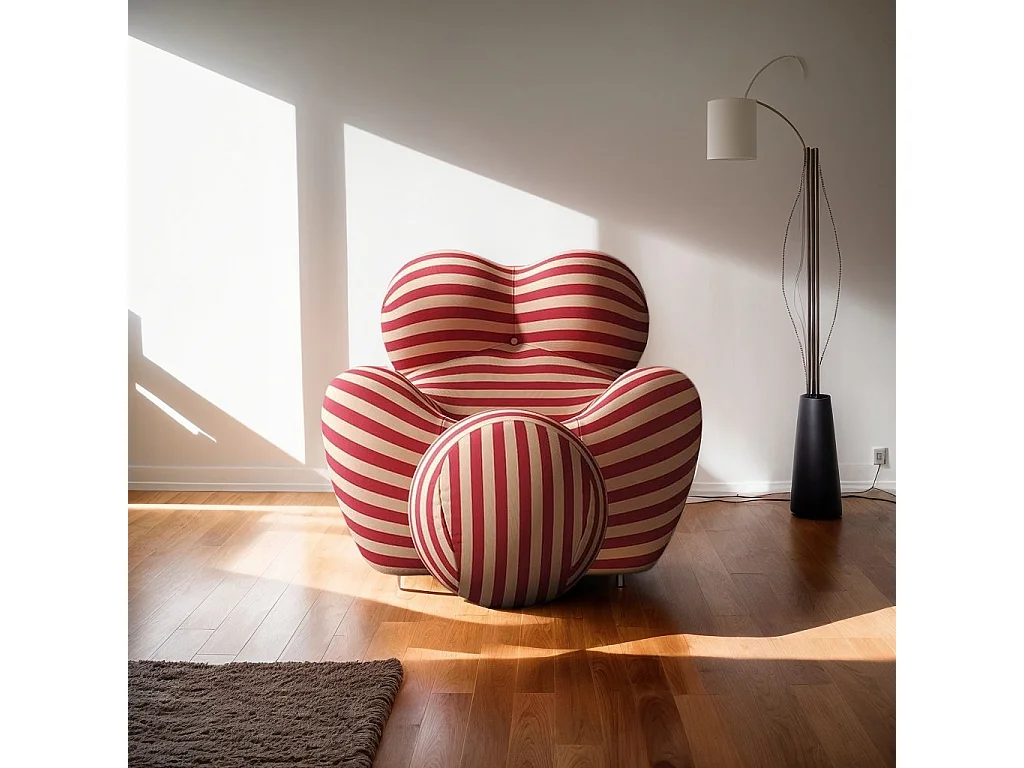 Canapé compressible petit ménage dossier confortable tissu doux style lazy gospel rouge jaune