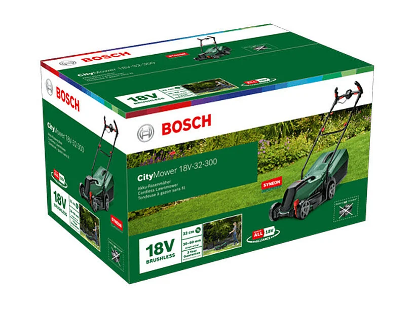 Tondeuse sans fil BOSCH CityMower 18-V32 sans batterie