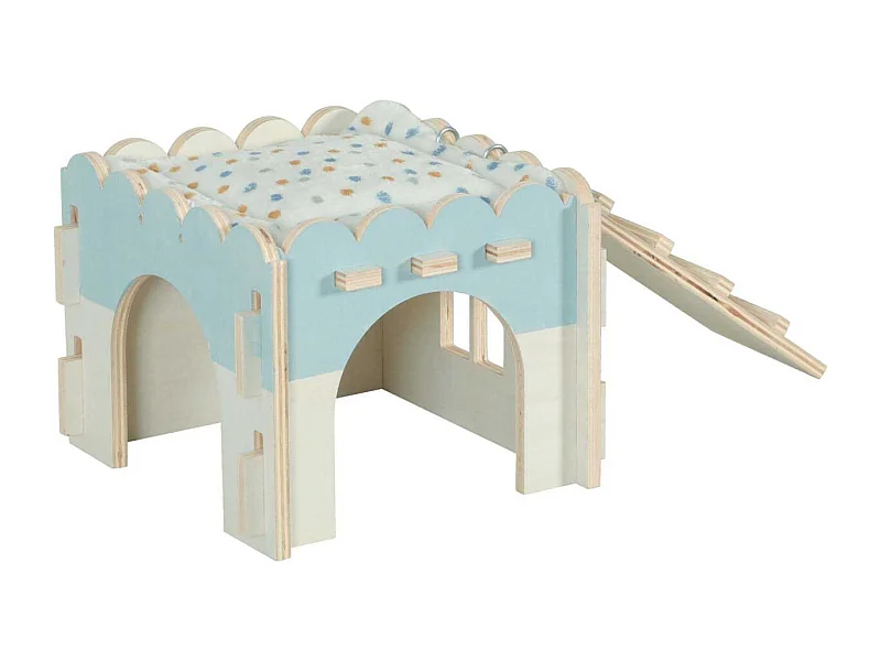 Maison en bois pour rongeurs Cosy Pour cochon d'Inde et octodon