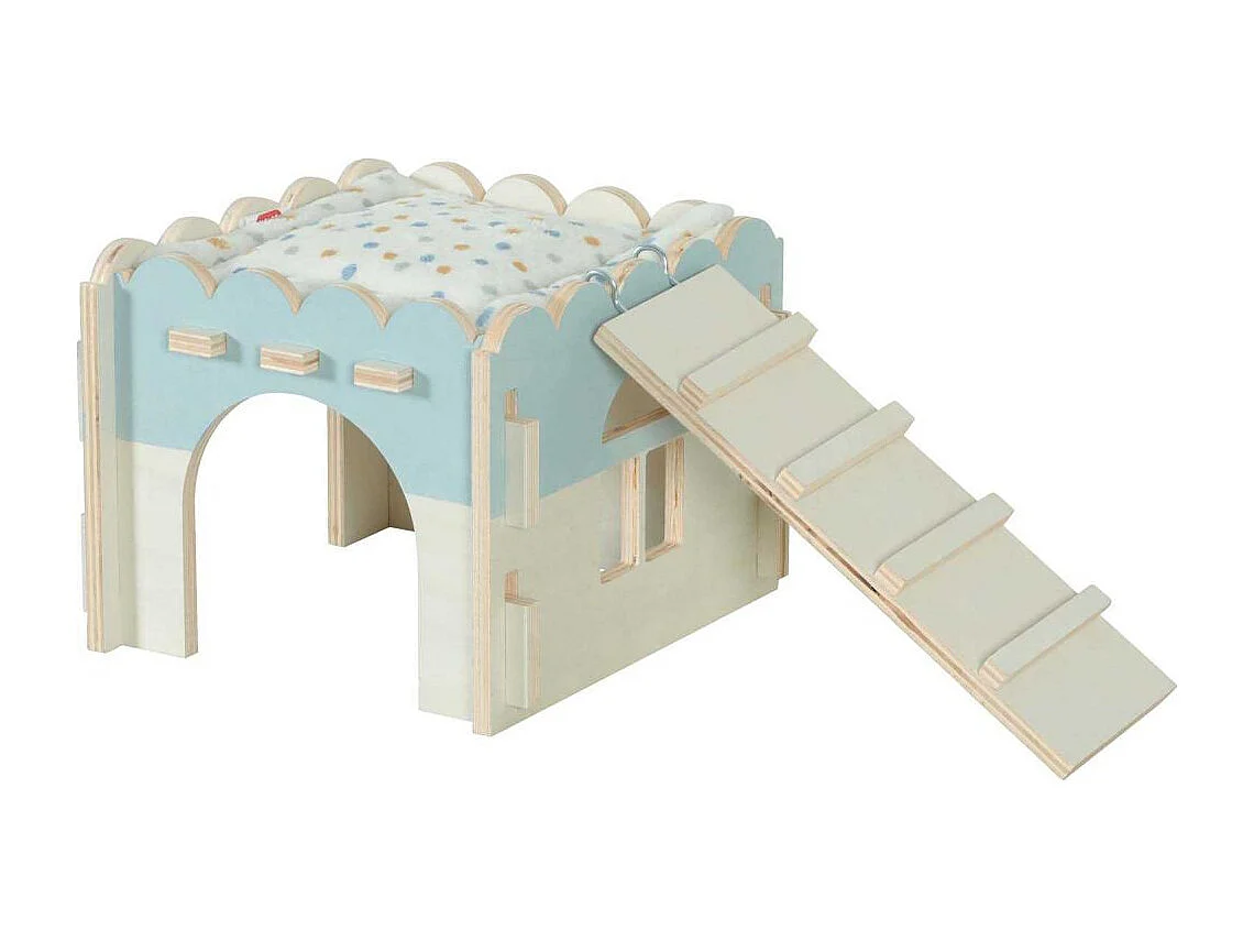 Maison en bois pour rongeurs Cosy Pour cochon d'Inde et octodon