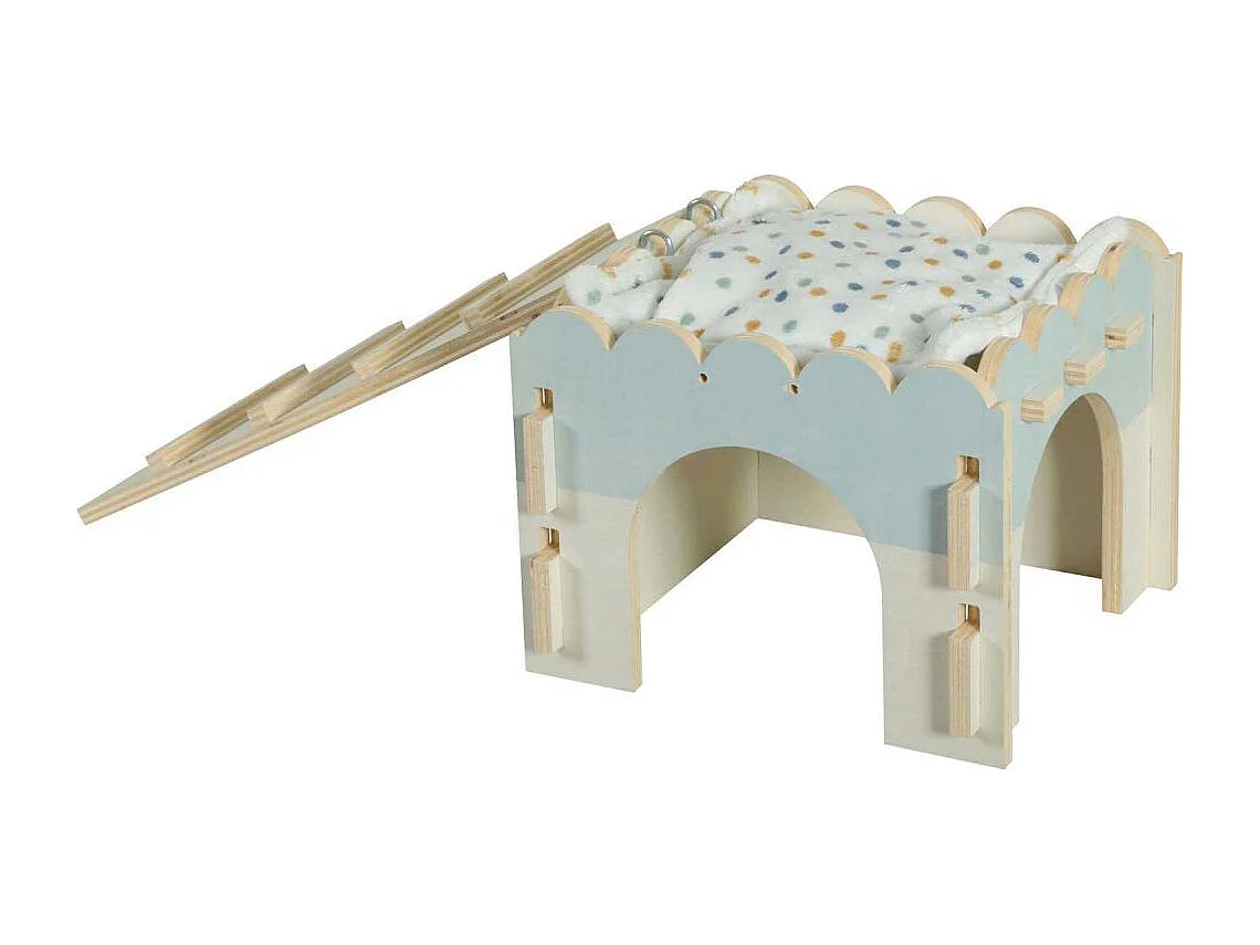 Maison en bois pour rongeurs Cosy Pour cochon d'Inde et octodon