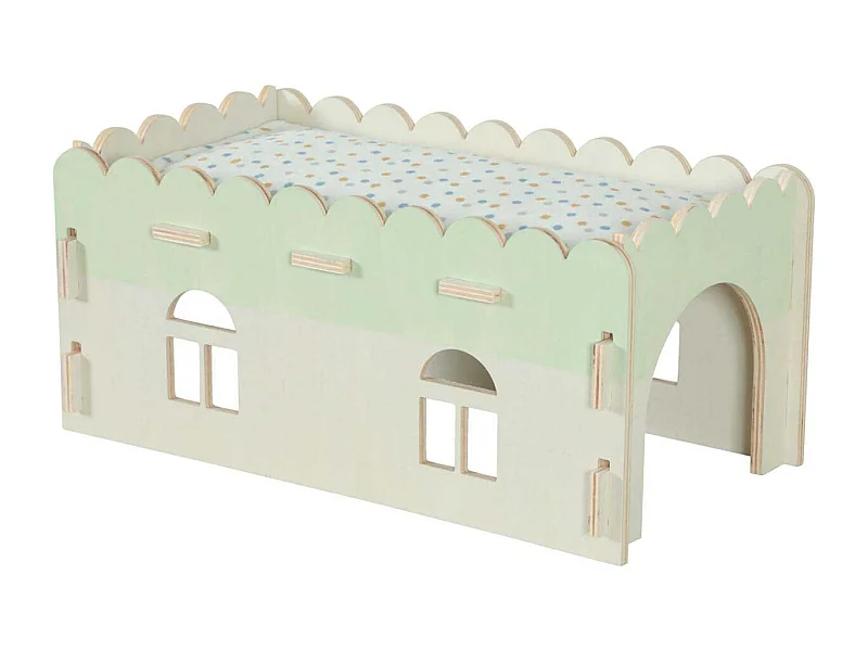 Extension pour maison en bois pour rongeurs Cosy Pour lapin nain